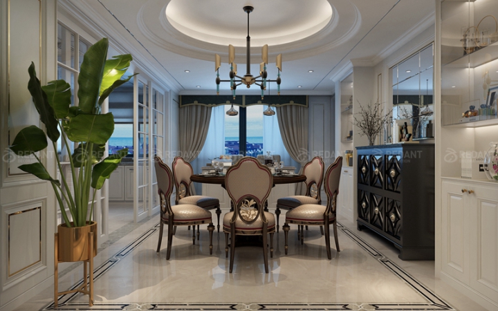 苏州装修公司哪家好？红蚂蚁装饰230㎡现代美式风格装修案例！