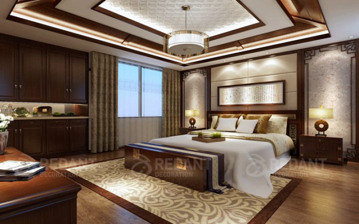 纯中式江南园林别墅装修重现太仓