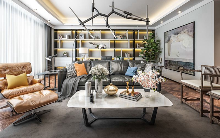 苏州知名家庭装修装潢公司红蚂蚁装饰中茵皇冠效果图