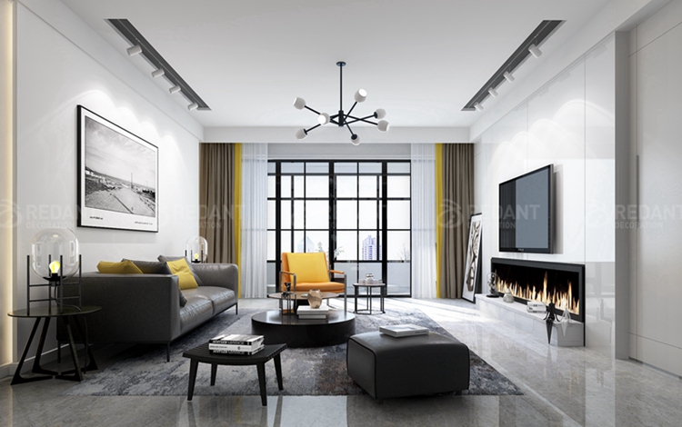 【苏州装修公司•红蚂蚁装饰】180平大平层的后现代生活