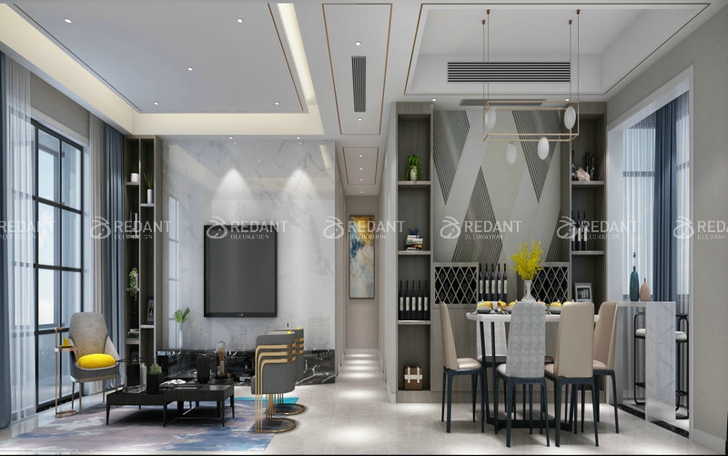 上海公馆丨250㎡新中式风格别墅案例装修