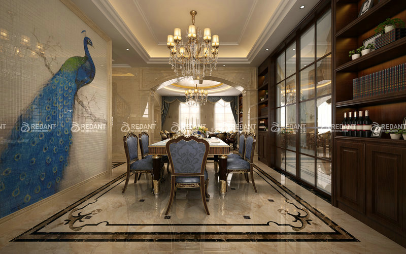 名流御园 丨550平米欧式风格别墅装修效果图