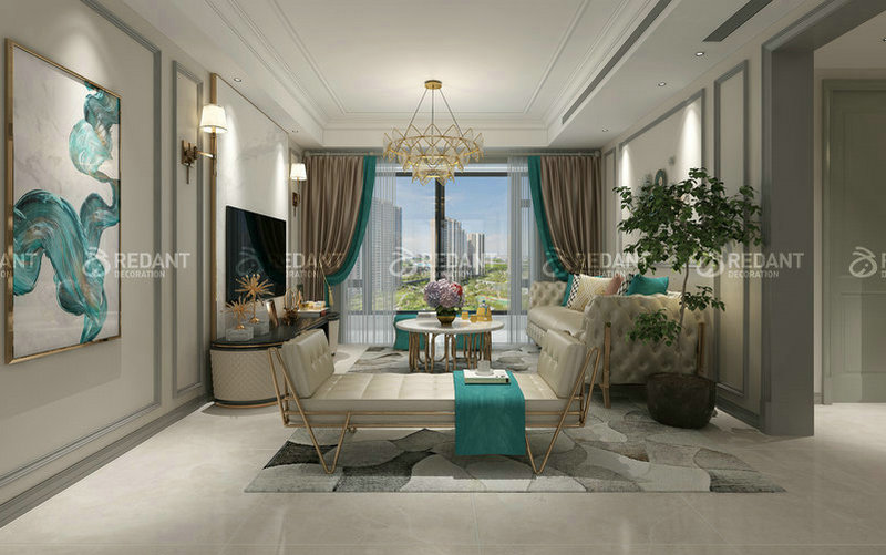 中梁壹号院 丨 美式轻奢风格