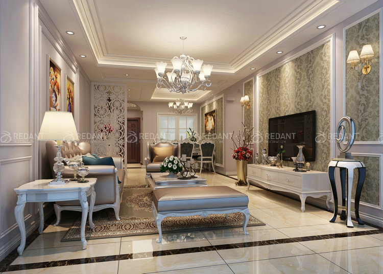 华润凯旋门 | 120㎡简欧风格装修效果图