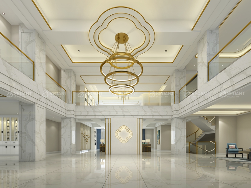 泰泓花园 丨 500㎡简欧风格别墅装修效果图