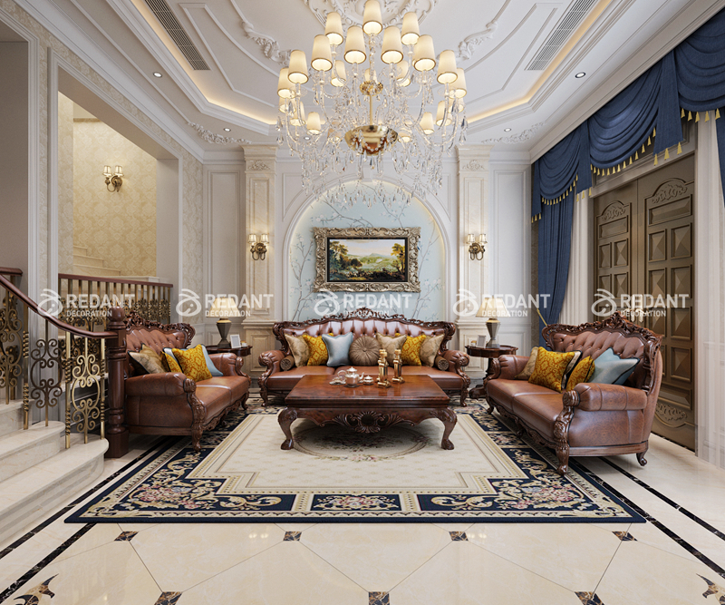 金大元 丨 300平米欧式风格别墅装修效果图