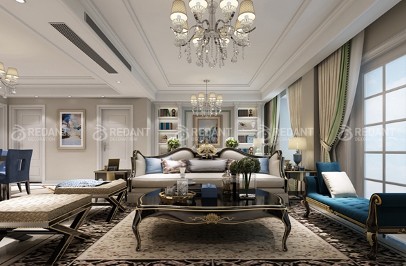 金地名苑 | 128㎡简欧风格装修效果图