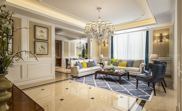 雍景湾 | 400㎡欧式风格装修效果图