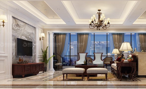 石湖公馆 | 320平米欧式风格别墅装修效果图