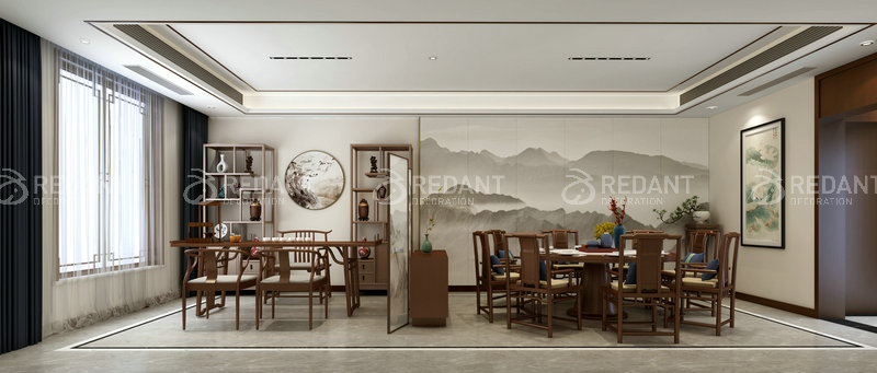 瑞园 | 360㎡新中式别墅装修案例