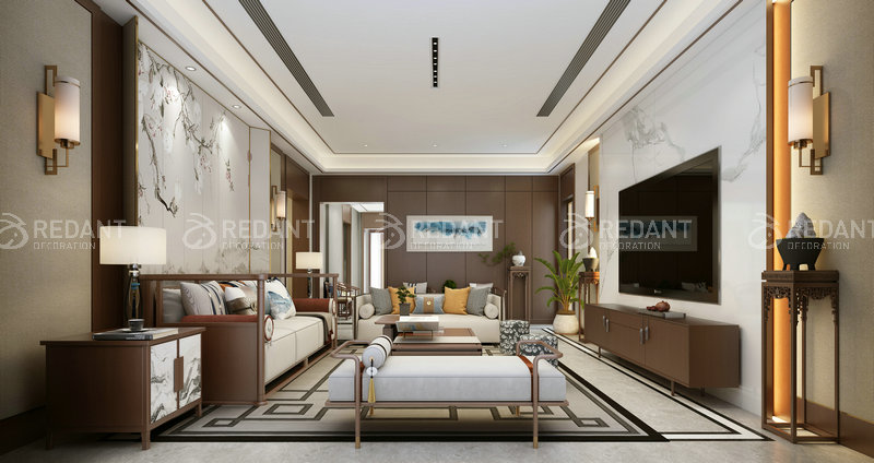 瑞园 | 360㎡新中式别墅装修案例