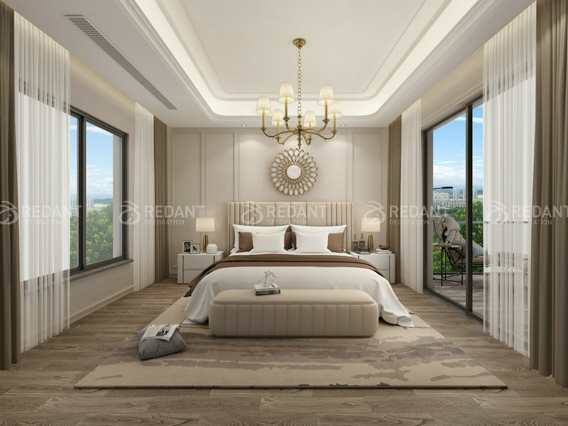 姑苏院子丨 340平现代轻奢别墅装修效果图