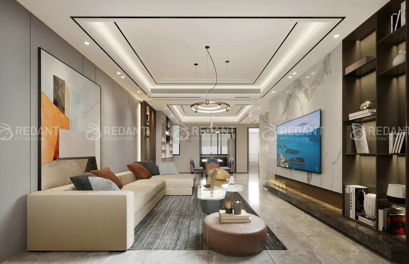 中航樾园 | 140㎡现代轻奢装修效果图