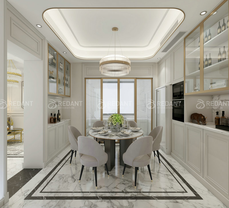 姑苏院子丨 340平现代轻奢别墅装修效果图