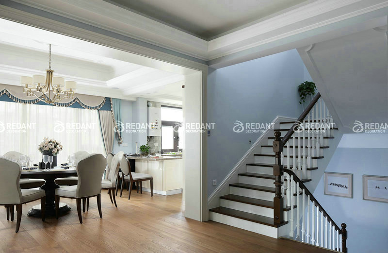 世纪豪庭丨200㎡美式风格别墅装修案例