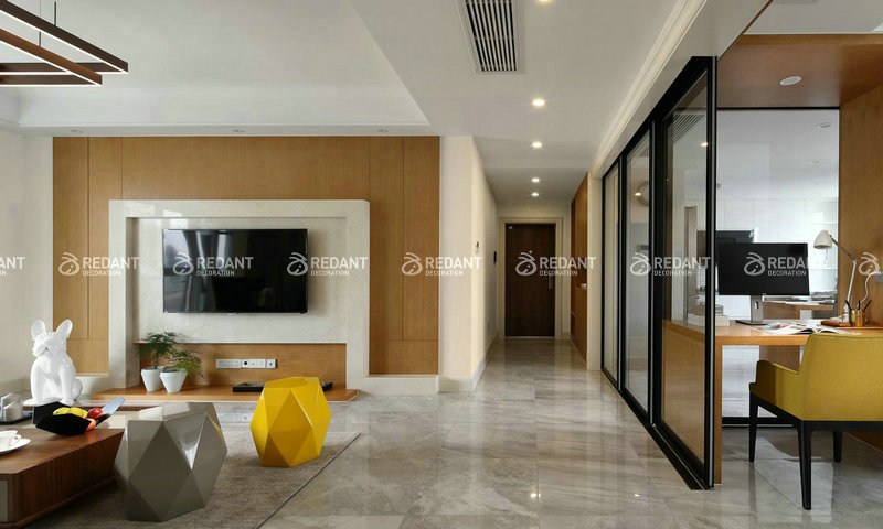 海域天境丨128㎡现代简约装修案例