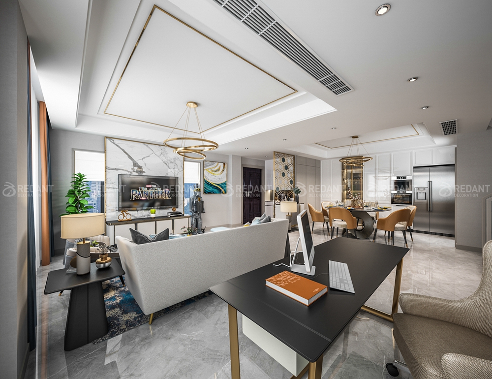 银城原溪 | 290㎡现代风格别墅装修案例