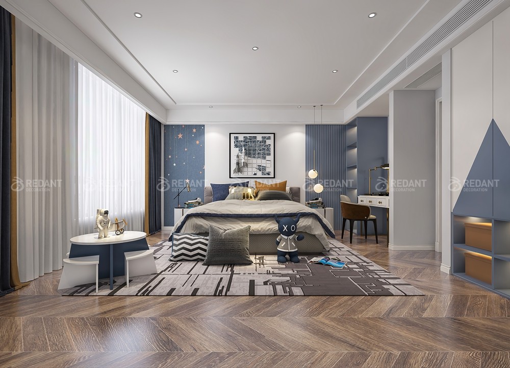 国瑞熙墅600㎡简欧风格别墅装修案例