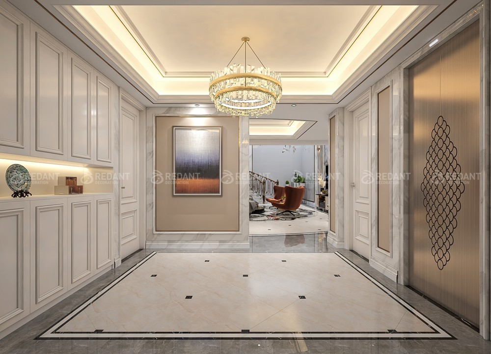 国瑞熙墅600㎡简欧风格别墅装修案例