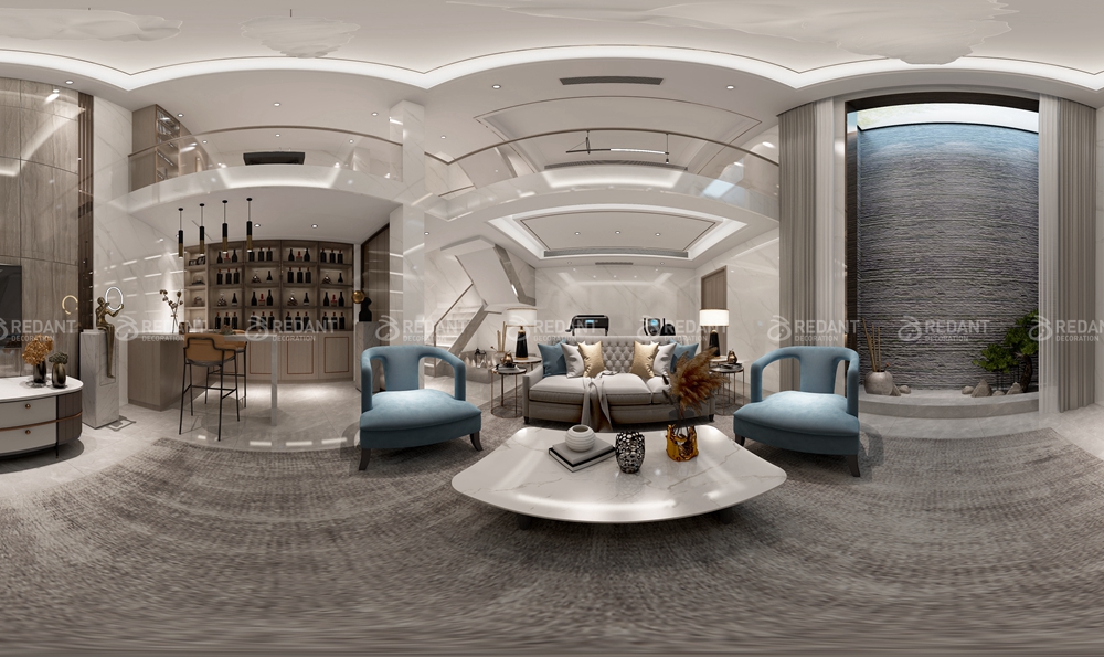 景粼天著 | 190平别墅现代轻奢