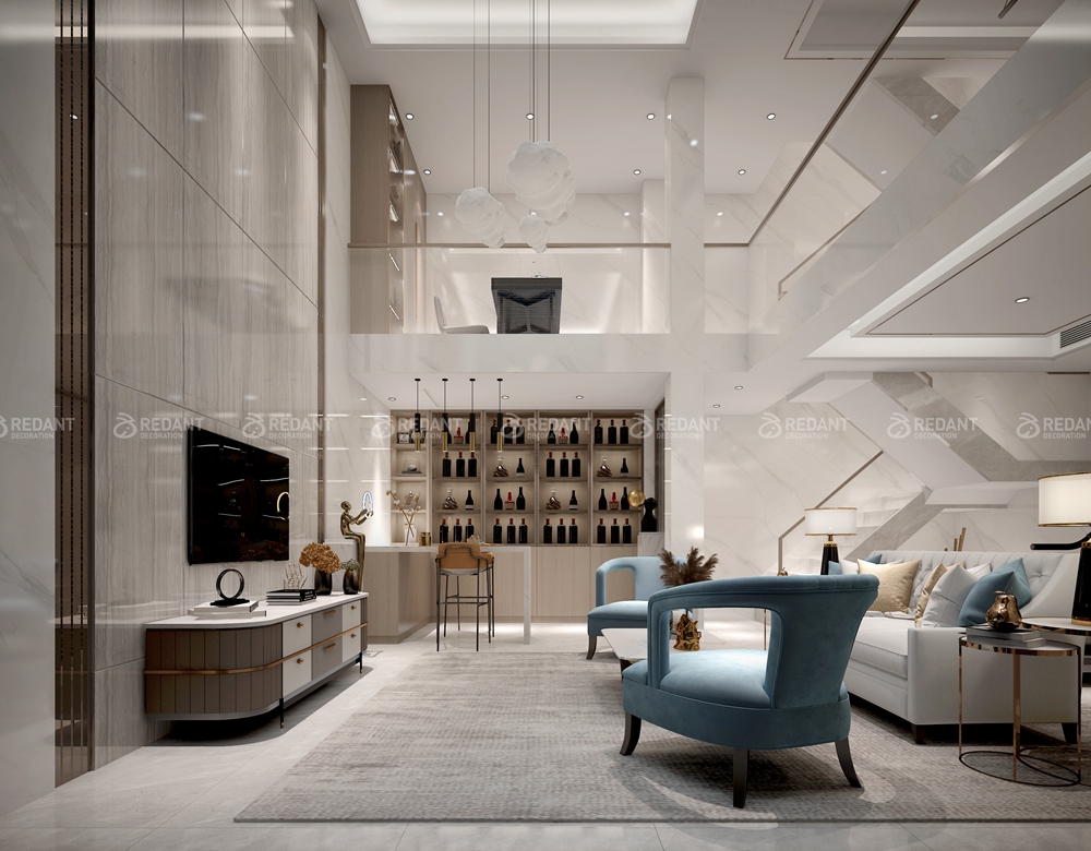 景粼天著 | 190平别墅现代轻奢