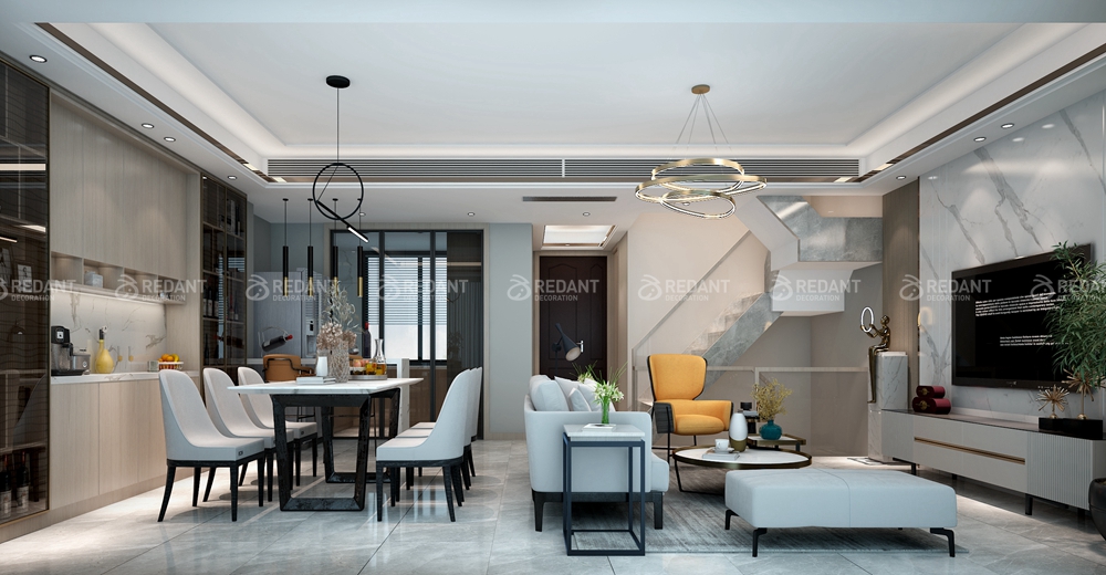 景粼天著 | 190平别墅现代轻奢