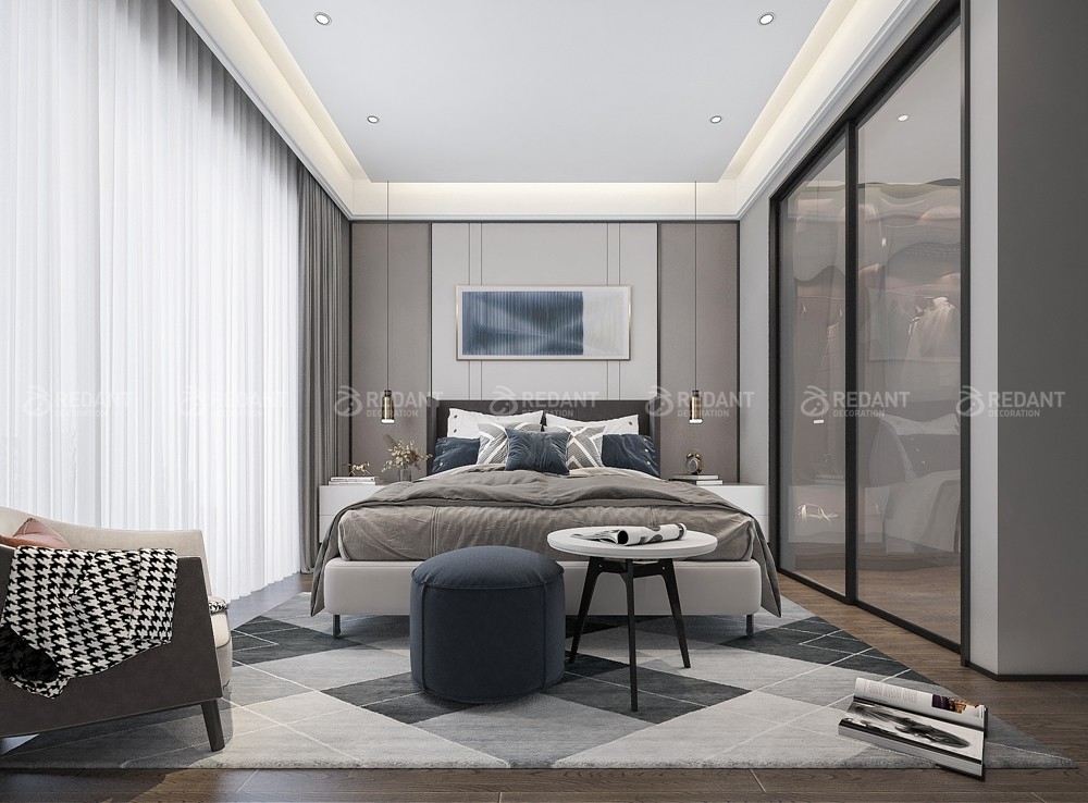 苏州湾景苑150㎡现代风格大平层装修案例