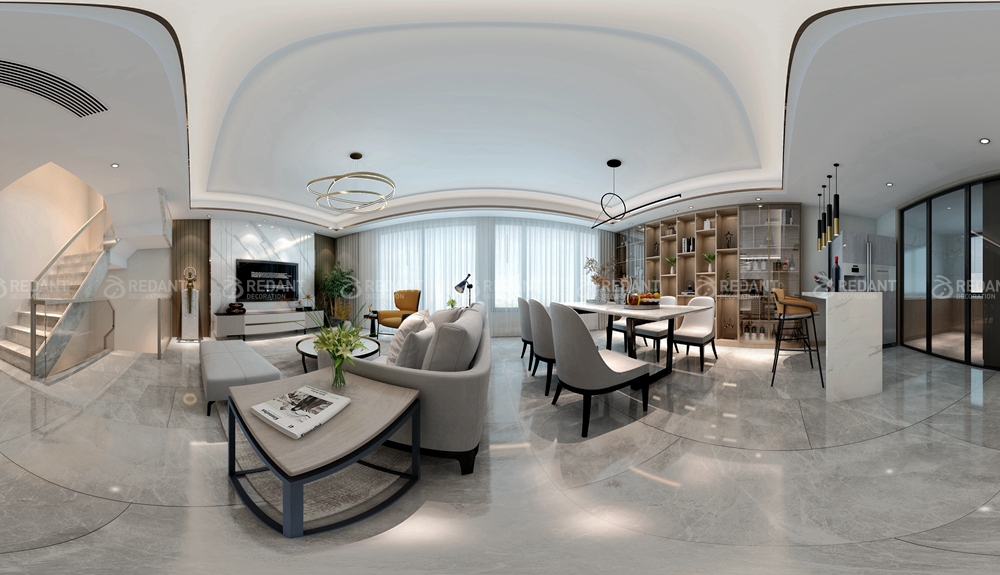 景粼天著 | 190平别墅现代轻奢