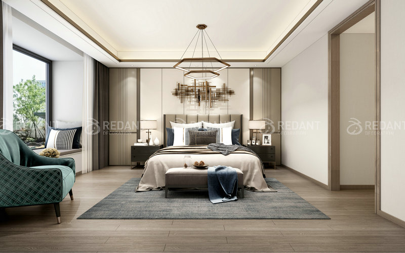 中航樾园 |140㎡现代轻奢风格装修案例