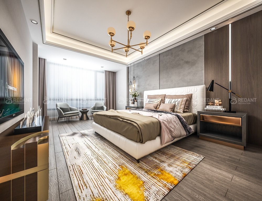 招商小石城300㎡新中式风格别墅装修案例