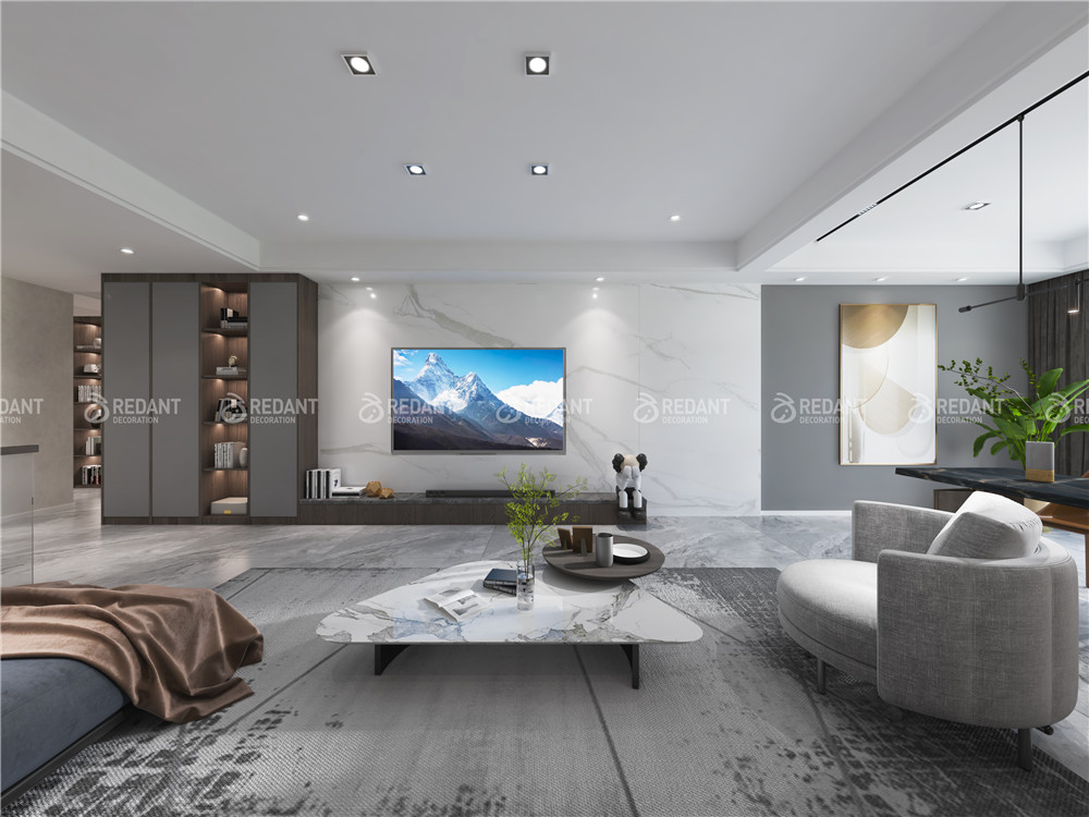 虞山尚园 | 250㎡现代风格装修案例