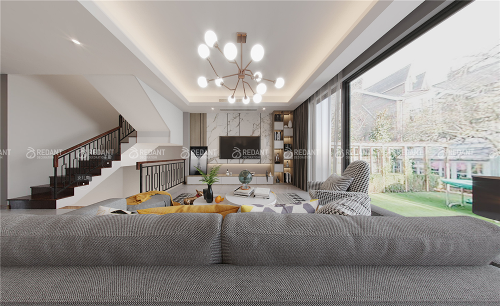 望山居 | 190㎡北欧风格装修案例