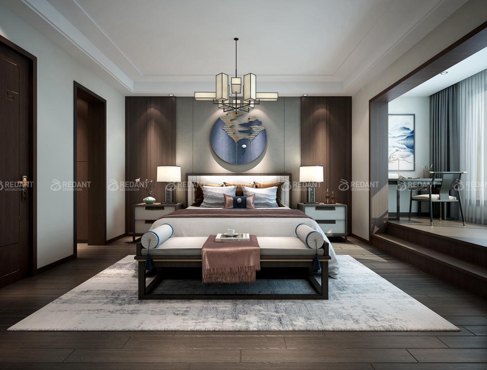 大湖城邦 | 160平新中式风格装饰