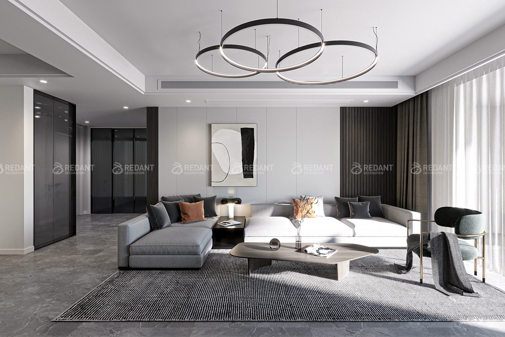 鲁能公馆 | 127平现代简约风格