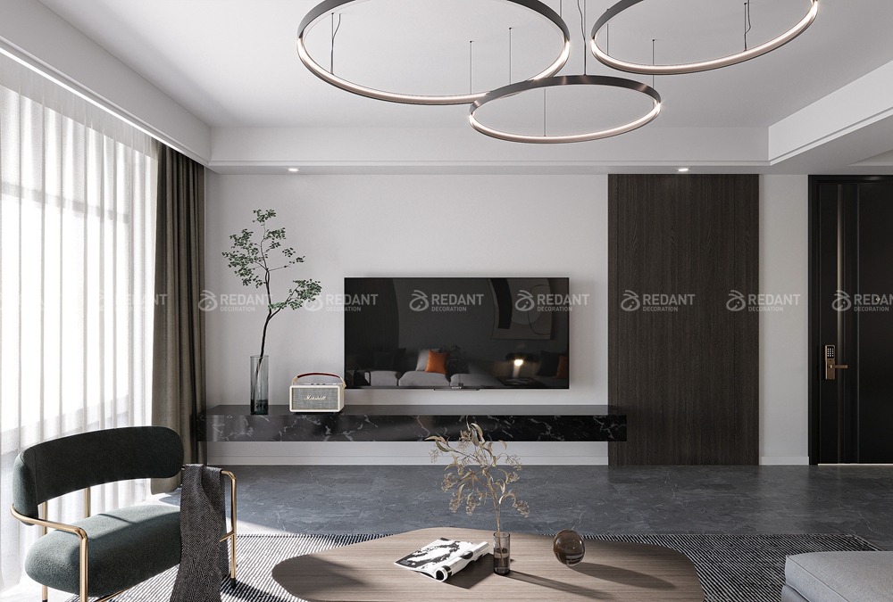 鲁能公馆 | 127平现代简约风格