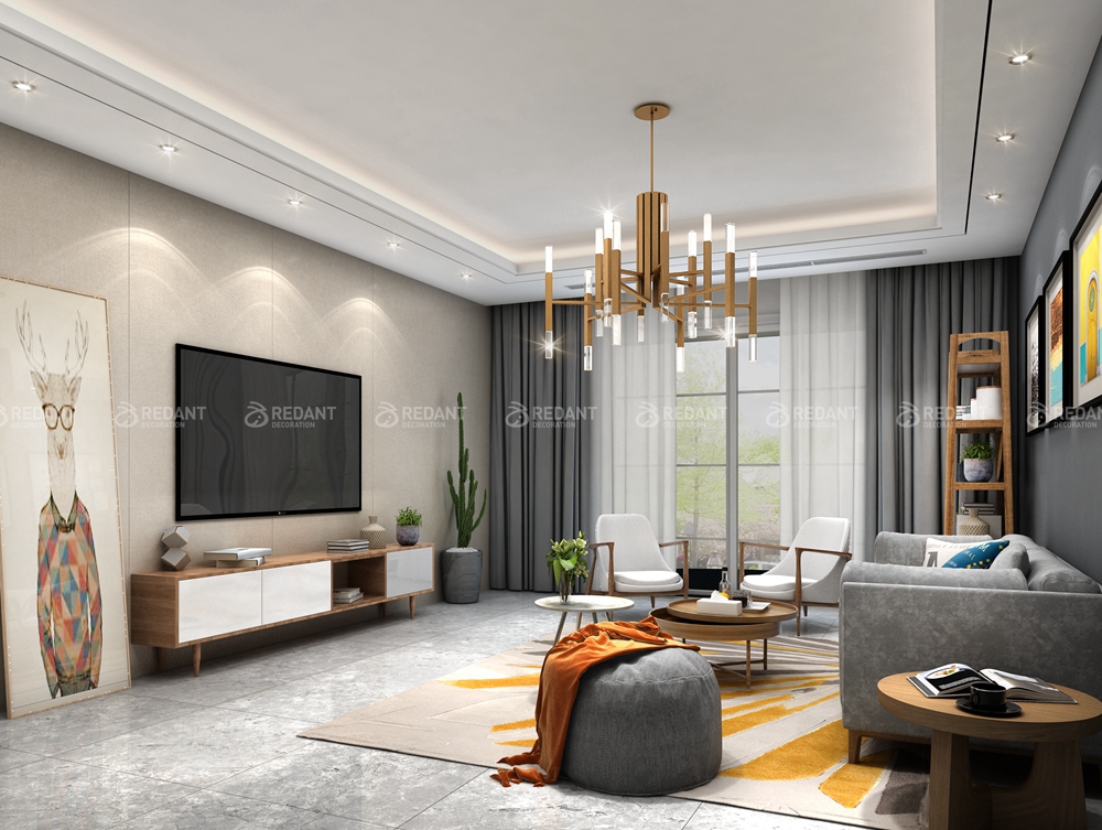 雅阁花园 | 140平北欧风格装饰