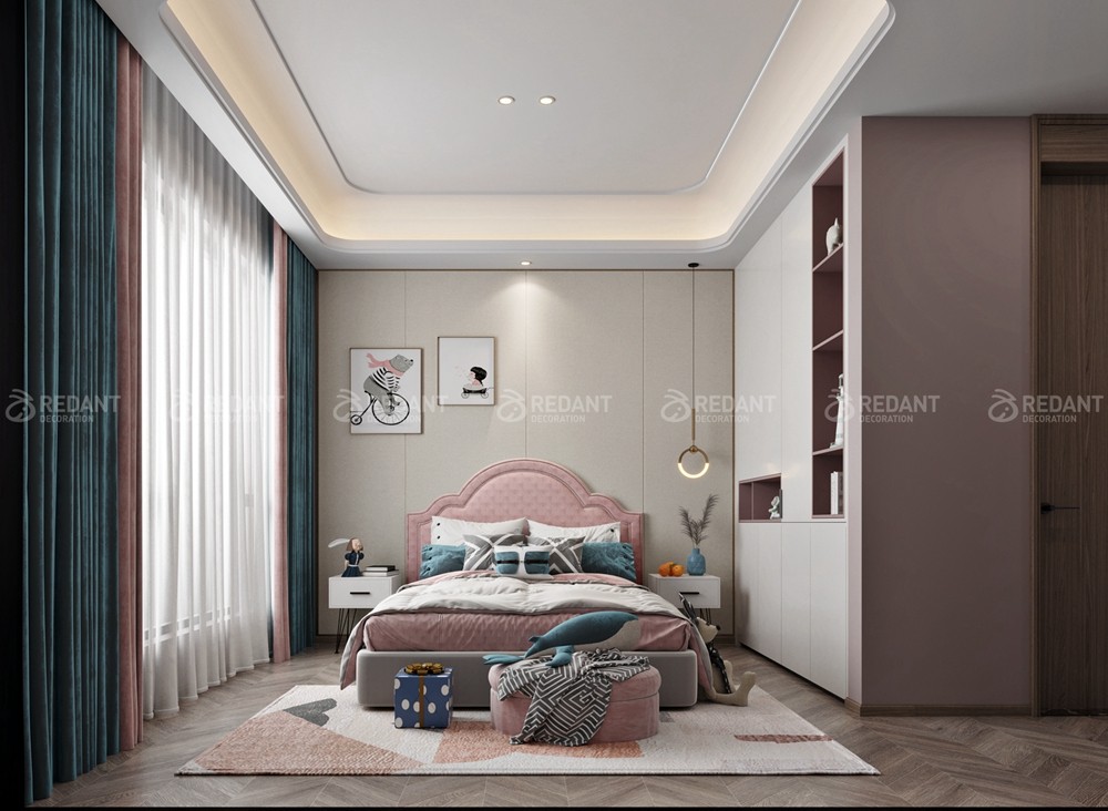 金科王府600㎡中式轻奢风格独栋别墅装修案例