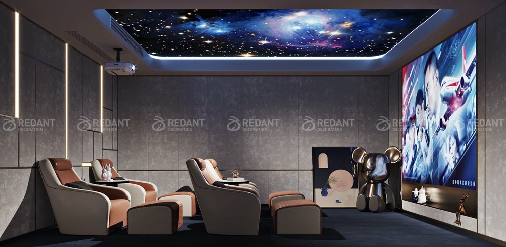 金科王府600㎡中式轻奢风格独栋别墅装修案例