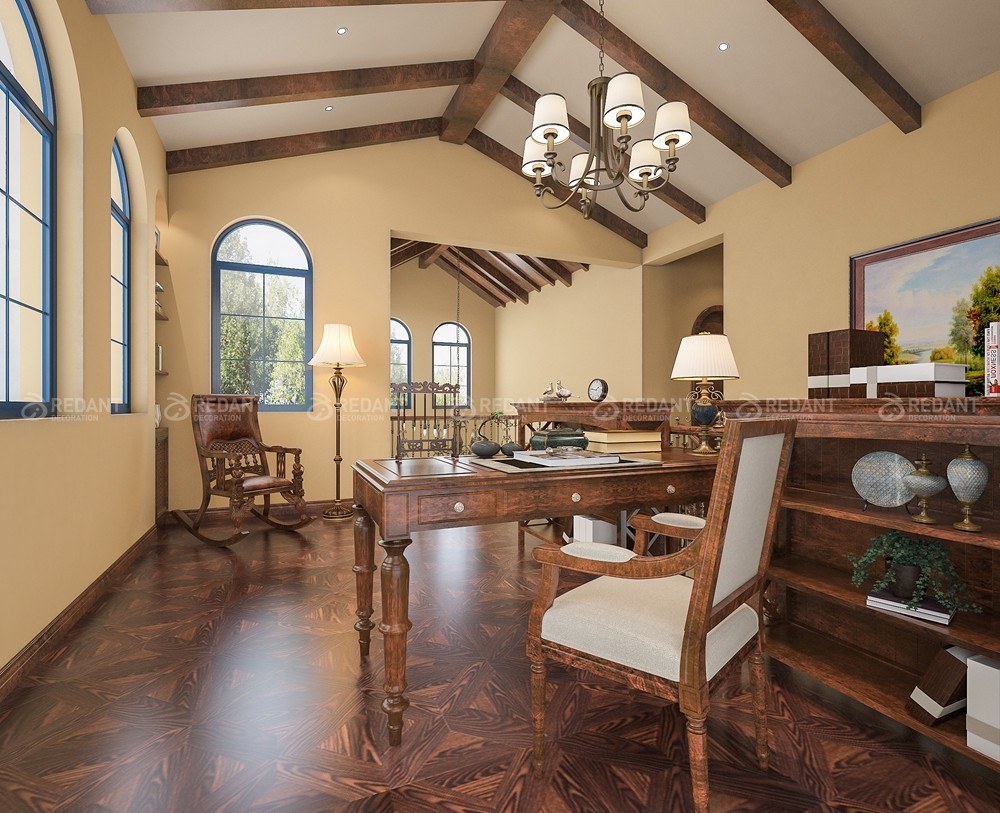 中粮本源330㎡地中海风格别墅装修案例