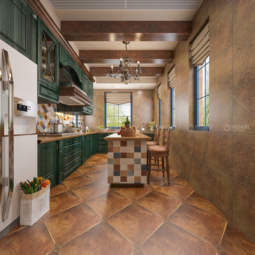 中粮本源330㎡地中海风格别墅装修案例