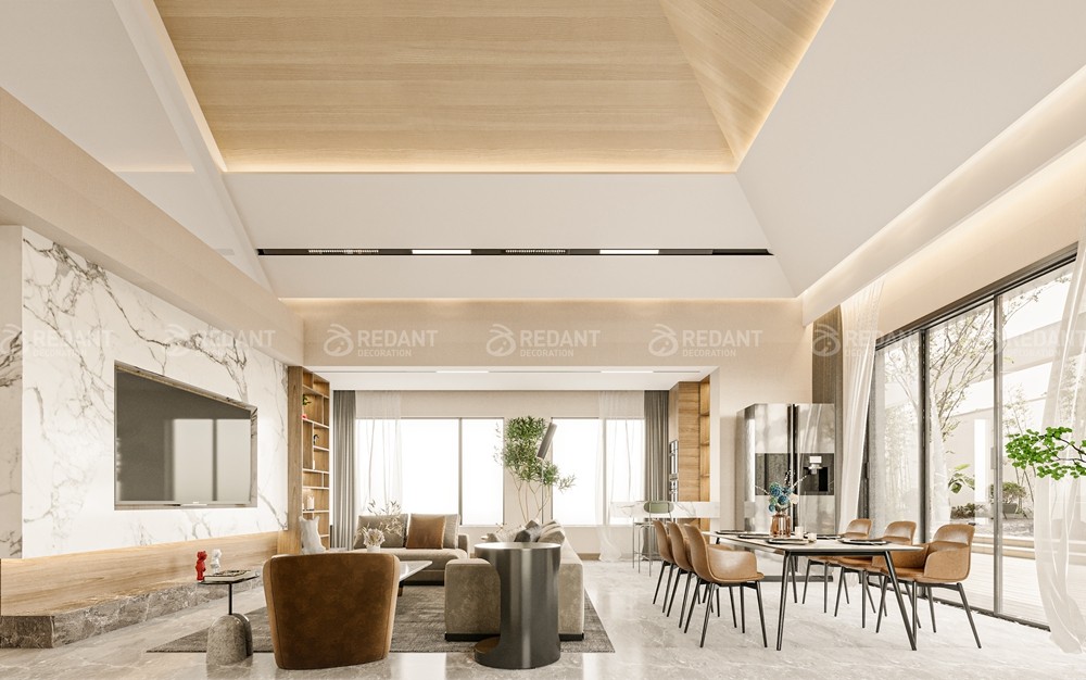 苏和雅集140㎡现代风格复式装修案例