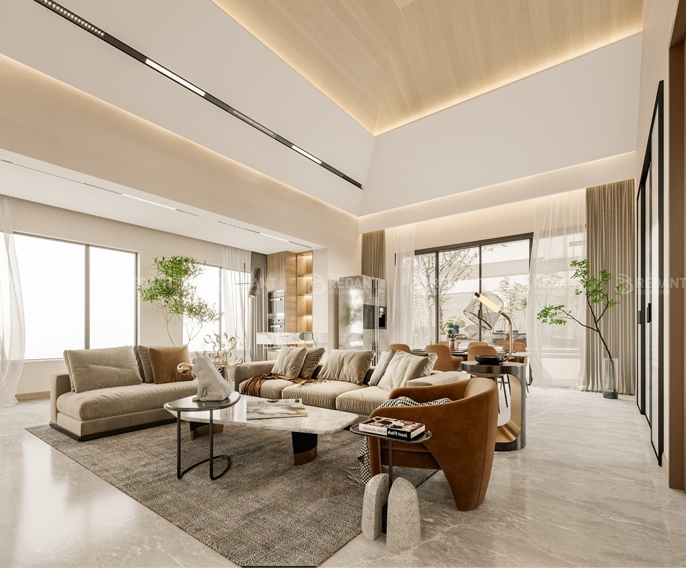 苏和雅集140㎡现代风格复式装修案例