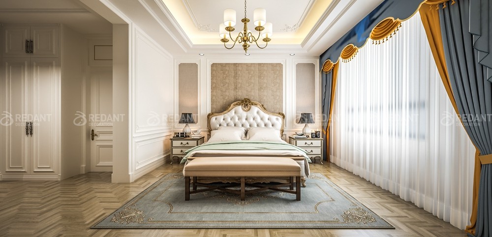 融创81栋700㎡法式轻奢风格独栋别墅装修案例