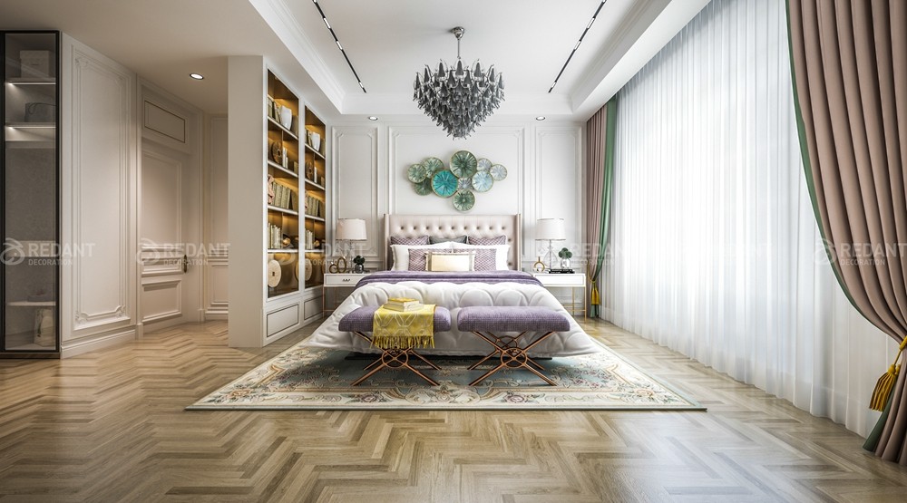 融创81栋700㎡法式轻奢风格独栋别墅装修案例