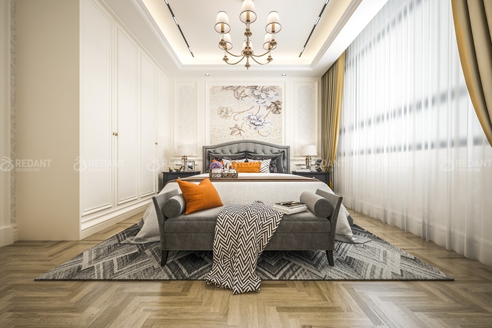 融创81栋700㎡法式轻奢风格独栋别墅装修案例