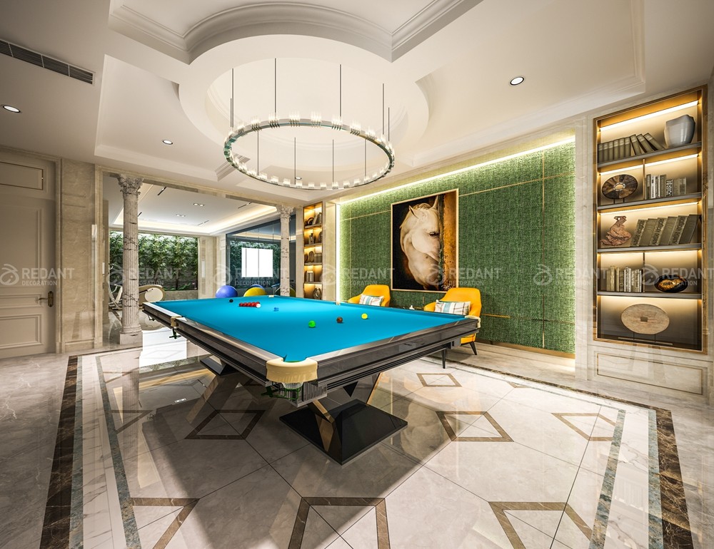 融创81栋700㎡法式轻奢风格独栋别墅装修案例