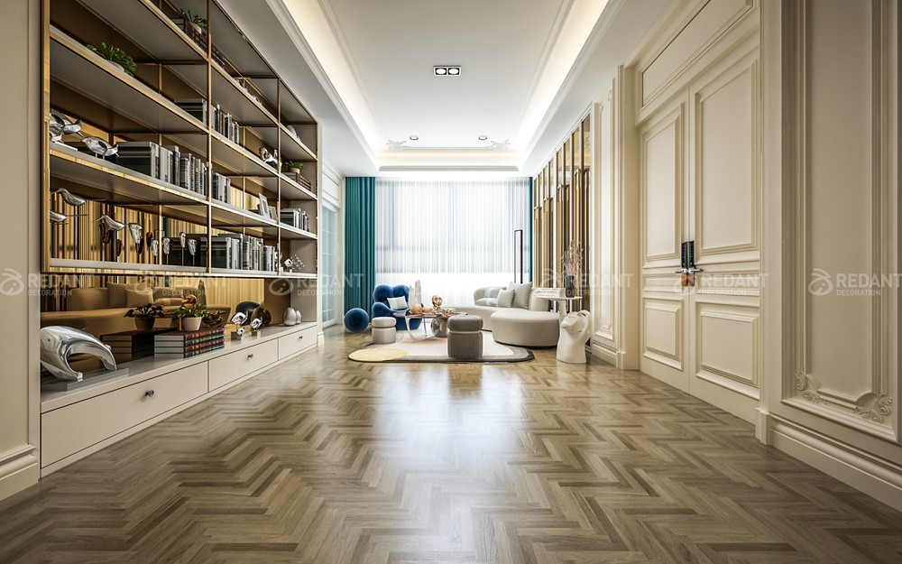 融创81栋700㎡法式轻奢风格独栋别墅装修案例