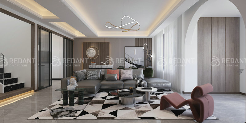 苏和雅集丨现代风格装修效果图