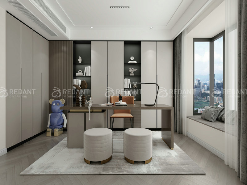 白塘壹号丨160平现代轻奢风格效果图