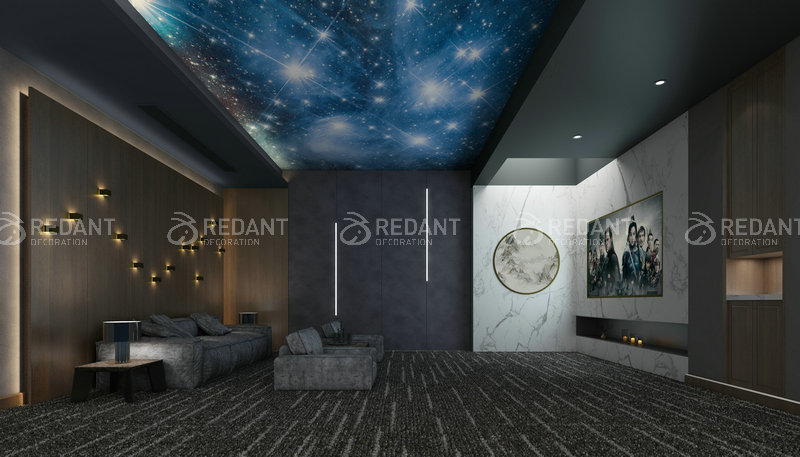 合润御府丨400平新中式风格别墅装修效果图